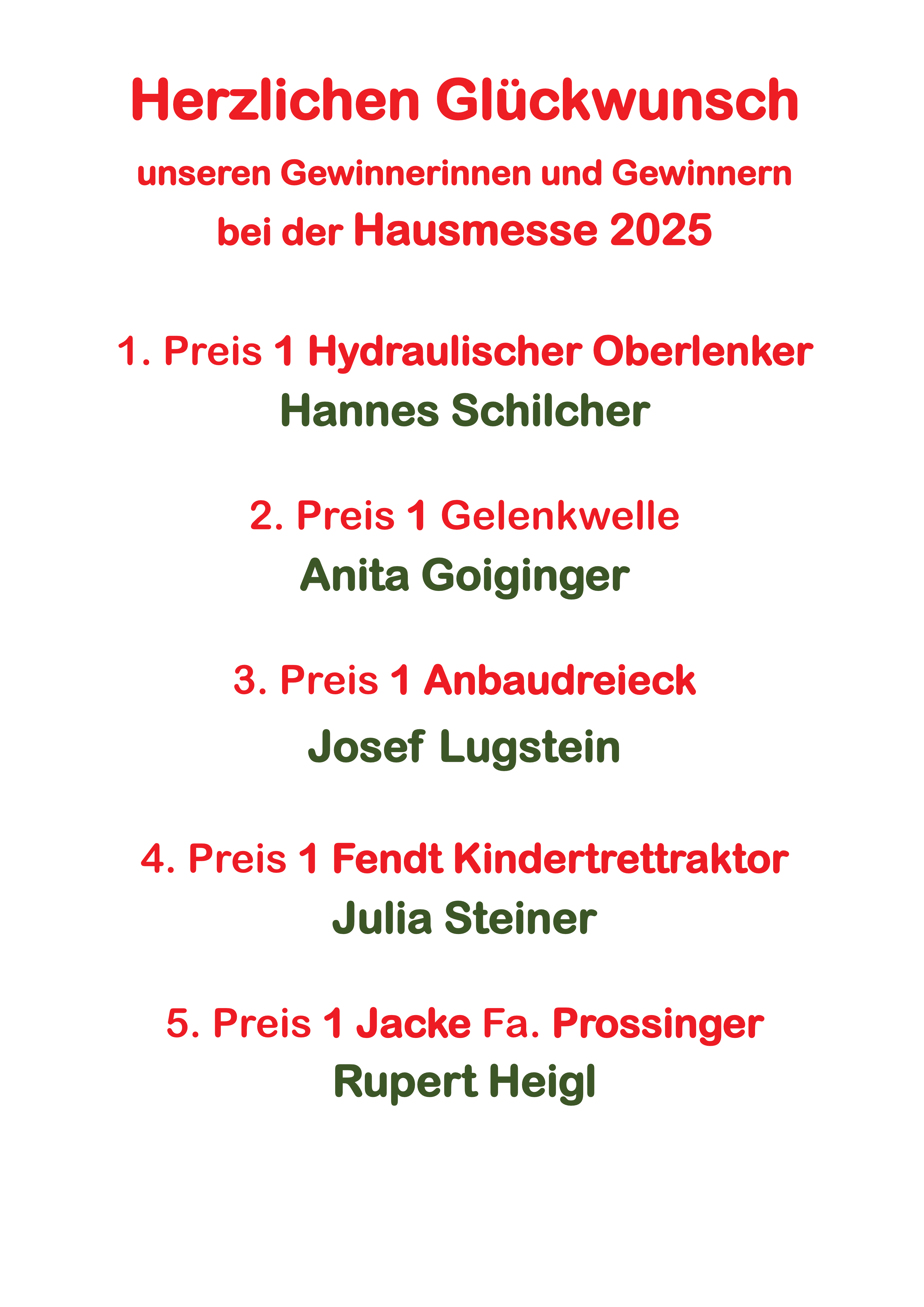Gewinner Frühjahrsausstellung 2025